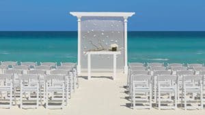 White Beach Wedding destination Hard Rock AI